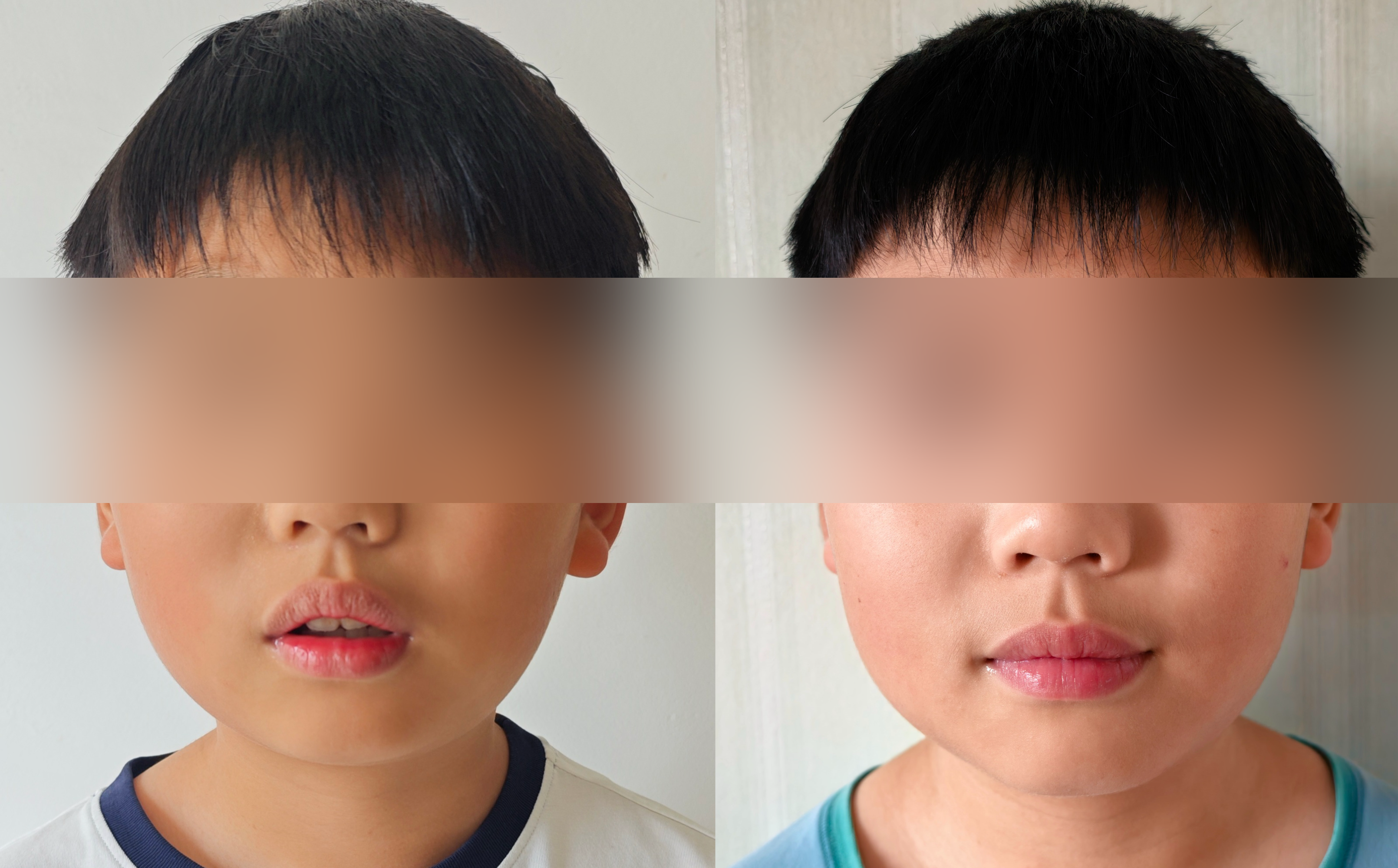 10岁孩子训练前后对比